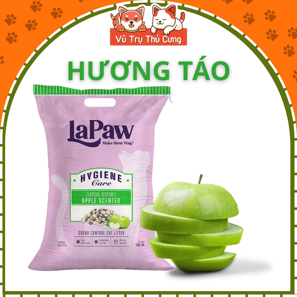 Cát vệ sinh cho mèo Lapaw Than hoạt tính khử mùi tốt 10L