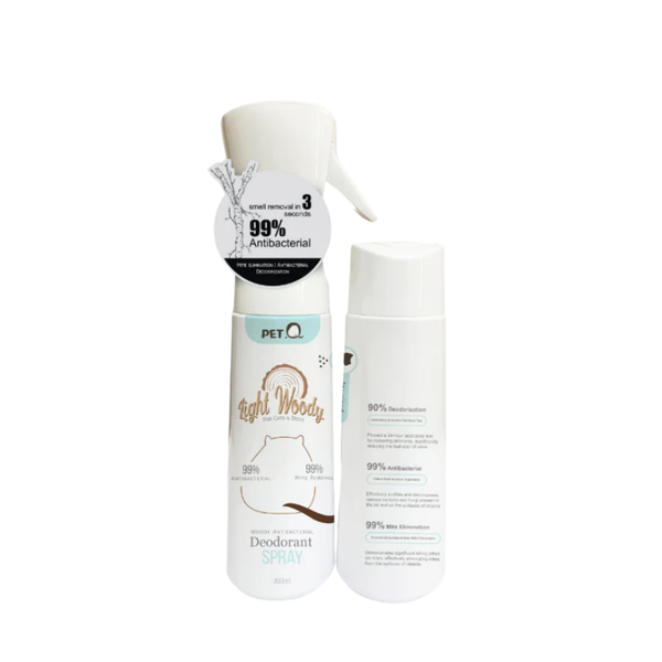 Bình Xịt Khử Mùi Chó Mèo, Diệt Khuẩn Môi Trường PetQ 300ml