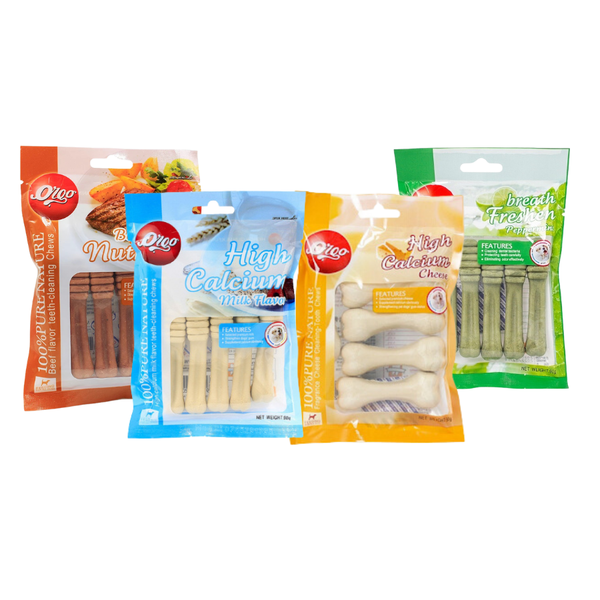 Bánh Thưởng Xương Orgo Cho Chó Bổ Sung Canxi & Sạch Răng 90g