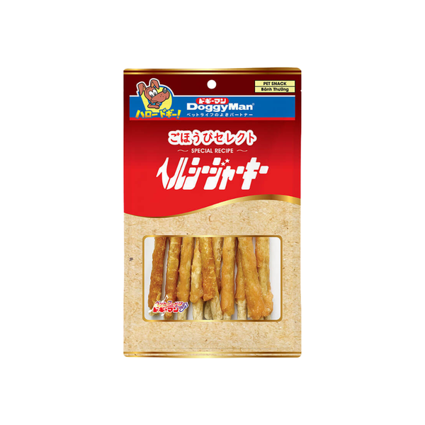 Snack Cho Chó Que Da Bò Nhúng Thịt Gà DoggyMan (10 Que)