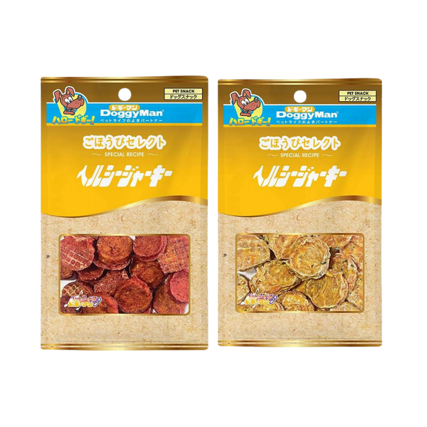 Snack Cho Chó Dạng Miếng Gà Sấy Bổ Sung Rau Củ DoggyMan 90g