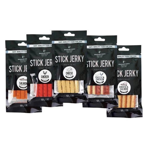 Que Thưởng Thịt Mềm Cho Chó Stick Jerky Bowwow 50g