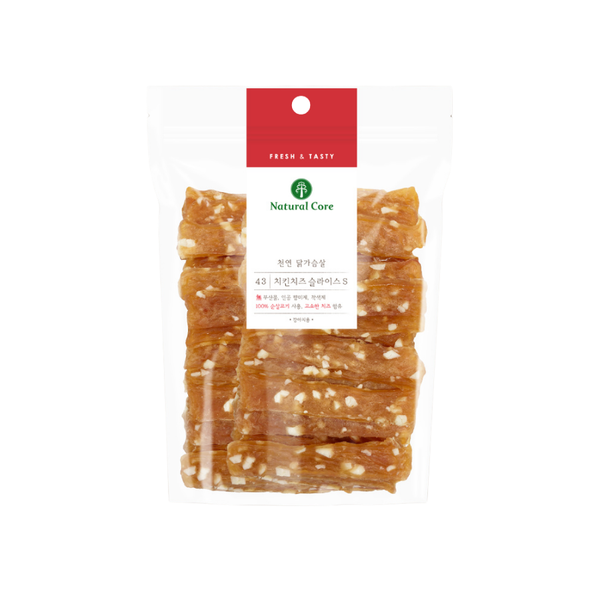 Snack Cho Chó Gà Sấy Phô Mai Natural Core 180g