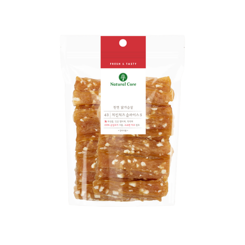 Snack Cho Chó Gà Sấy Phô Mai Natural Core 180g