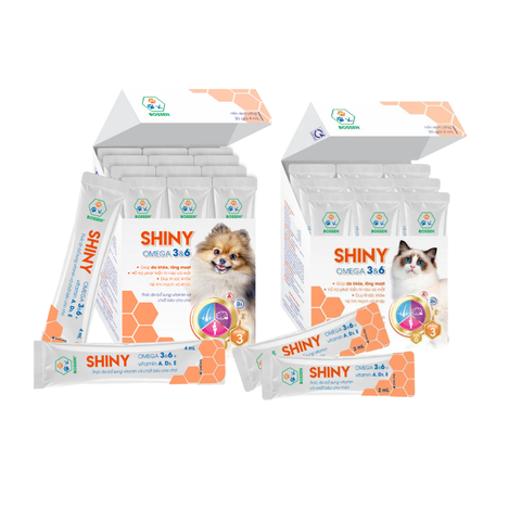 Dầu Cá Hồi Cho Chó Mèo Shiny Bossen Mượt Lông Da