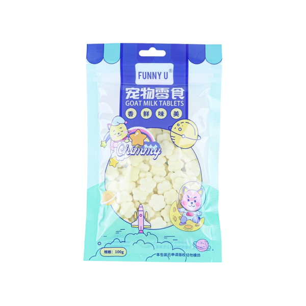 Viên xương sữa dê bổ sung Canxi cho Chó mèo Funny U 100g