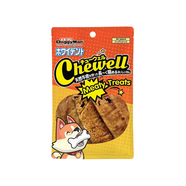 Snack Thưởng Cho Chó Thịt Cốt Lết Da Bò Doggyman Nhật Bản – Gói 10 Miếng