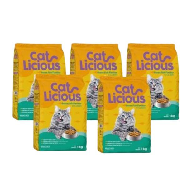 (5Kg) Thức Ăn Hạt Cho Mèo Trưởng Thành Vị Cá Biển Cat Licious2