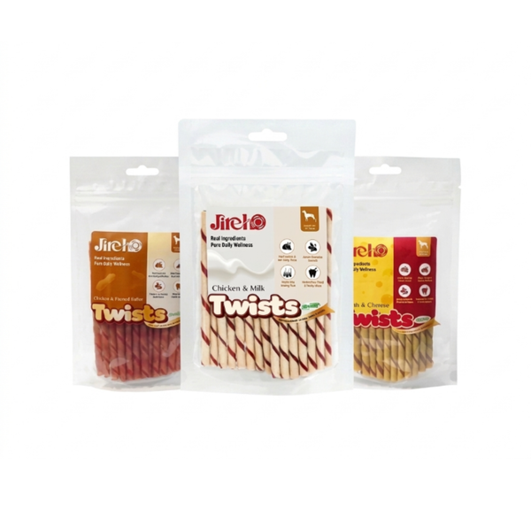 Snack Cho Chó, Que Gặm Sạch Răng Thơm Miệng, Bổ Sung Dinh Dưỡng JIREHO 110g