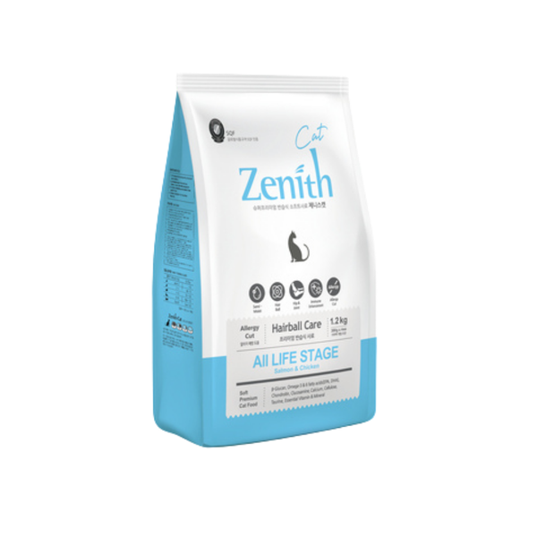 Hạt Mềm Zenith Hairball Tiêu Búi Lông Cho Mèo 1,2Kg