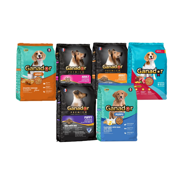 (12Kg) Thùng 4 Gói 3Kg Thức Ăn Hạt Ganador Cho Chó Nhiều Dinh Dưỡng