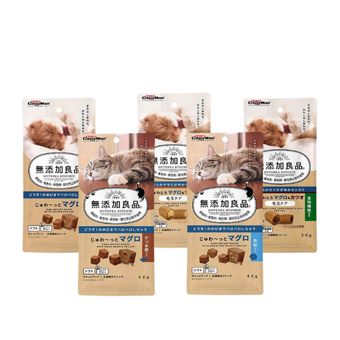 Viên bánh thưởng Cá ngừ tiêu búi lông mèo CattyMan 30g, Snack mèo siêu ngon