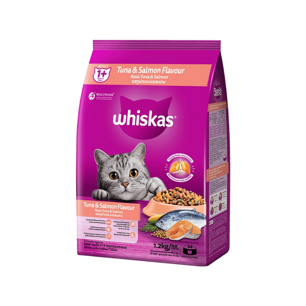 Thức ăn hạt Whiskas cho Mèo con, mèo trưởng thành 1,2Kg