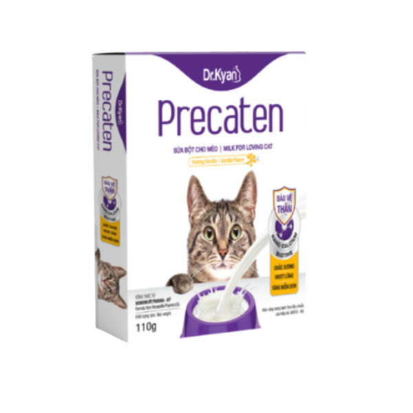 Sữa bột dinh dưỡng Dr Kyan Precaten cho Mèo, hộp 110g