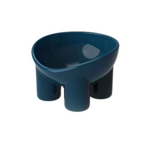 Bát ăn chó mèo nhựa có chân đế cao chống gù lưng với nhiều màu sắc