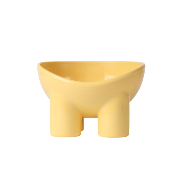 Bát ăn chó mèo nhựa có chân đế cao chống gù lưng với nhiều màu sắc