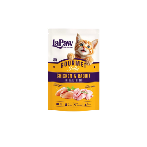 Pate Cho Mèo Thịt Thật Không Chất Bảo Quản Lapaw 70g