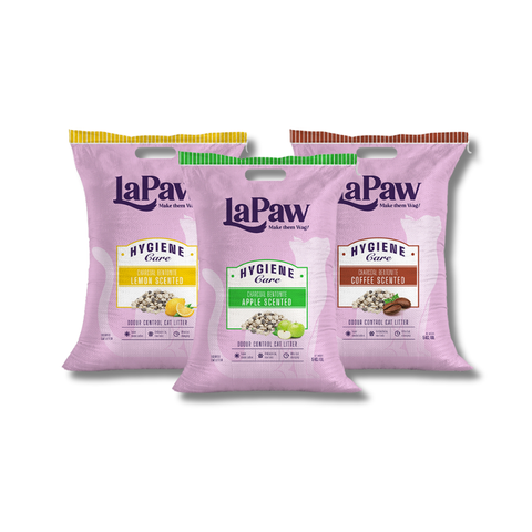 Cát vệ sinh cho mèo Lapaw Than hoạt tính 8L