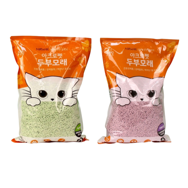 (Thùng 6 túi) Cát đậu nành Pura Acropet 5L dành cho mèo con