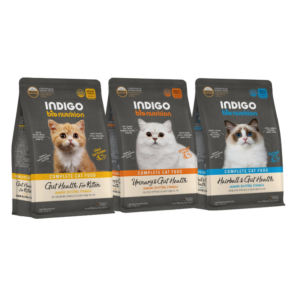 Hạt hữu cơ INDIGO Hàn Quốc cho Mèo 2Kg, giúp Tiêu búi lông và Mượt lông da