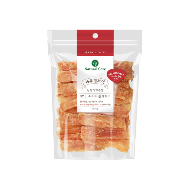Snack Cho Chó Thịt Sấy Mềm Natural Core Hàn Quốc 180g