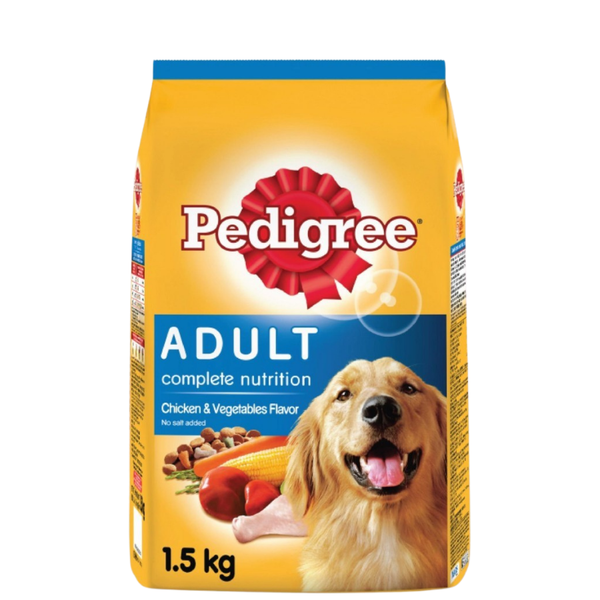 Thức Ăn Hạt Pedigree Vị Gà, Bò và Rau Củ Cho Chó