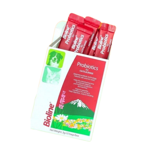 Men tiêu hoá cho Chó mèo Bioline 3g, giúp mèo ăn ngon miệng hơn