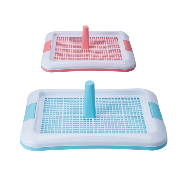 Khay vệ sinh cho chó dạng lưới, có cột, dễ vệ sinh