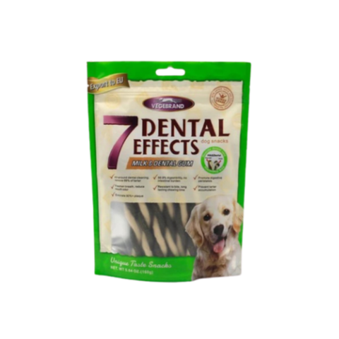 Xương gặm 7Dental Effects cho chó 160g - Sạch răng, thơm miệng, bổ sung canxi