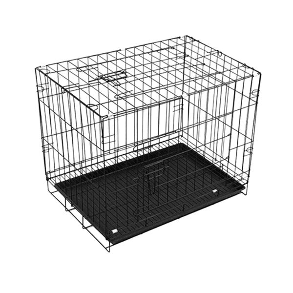 Chuồng sắt vân đá tĩnh điện nan dày không gỉ cho Chó mèo size vừa