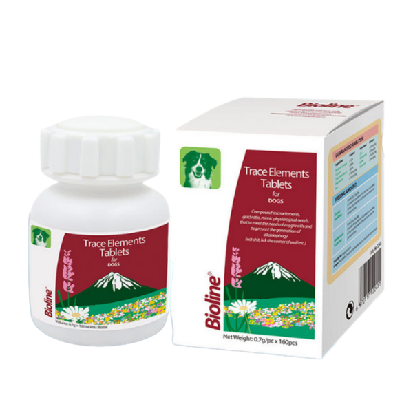 Viên Khoáng Chất Cho Chó Bioline 160 viên