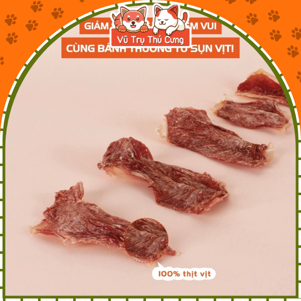 Snack Sấy Cho Chó Sụn Gà Vịt Natural Core 55g