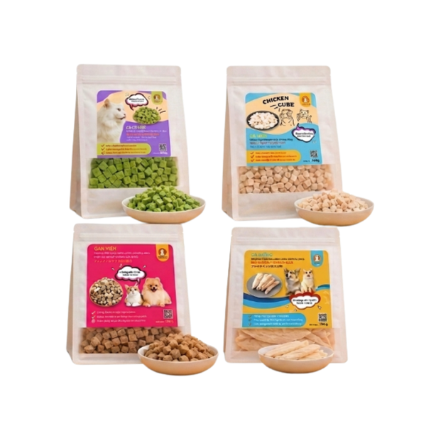 Gà Sấy CATSDO Cho Chó Mèo-Thơm Ngon, Giàu Đạm, Bổ Sung Dinh Dưỡng