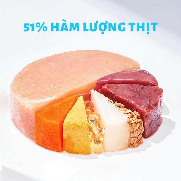 Pate Lon Cho Mèo Mọi Độ Tuổi Mr.Vet Bổ Sung Dinh Dưỡng Toàn Diện 400g - Thức Ăn Ướt Dành Cho Mèo