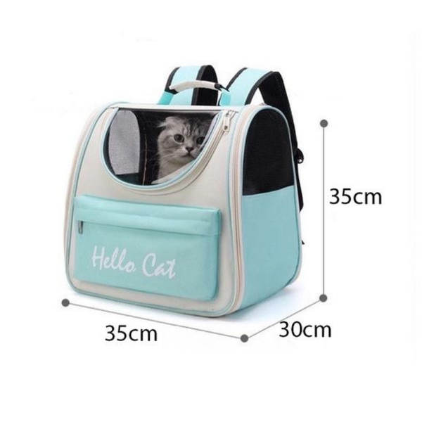 Balo vận chuyển chó mèo thoáng khí Hello Cat