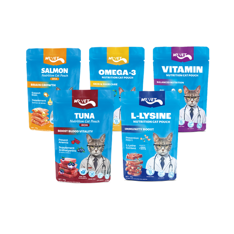 Pate Cho Mèo Hỗ Trợ Mượt Lông Da Mr.Vet 70g