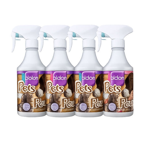 Xịt Khử Mùi Cho Thú Cưng BIOION Pet Pounce Chai 500ml, Thành Phần Lành Tính, Không Cồn