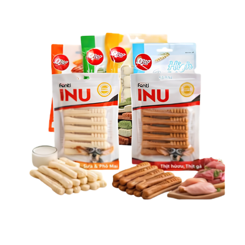 Bánh Xương Orgo/ Fonti Cho Chó Bổ Sung Canxi & Sạch Răng