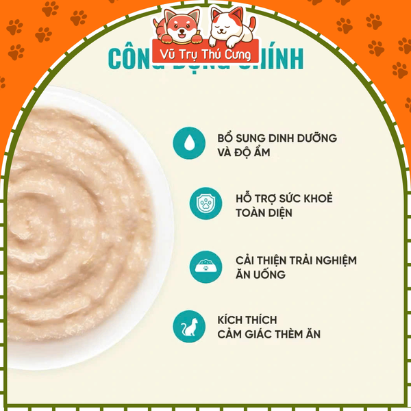 HỘP 50 THANH Súp Thưởng Cho Mèo Mượt Lông, Hỗ Trợ Tiêu Hóa Mr.Vet
