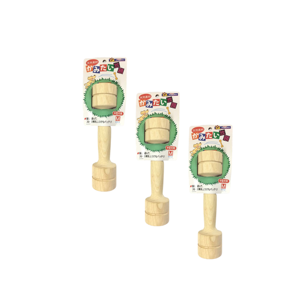 Đồ Chơi Xương Tạ Gỗ Cho Thú Cưng Gặm Sạch Răng DoggyMan