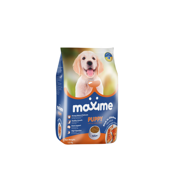 Thức Ăn Hạt Cho Chó Maxime Túi 1.5kg Tăng Cường Miễn Dịch