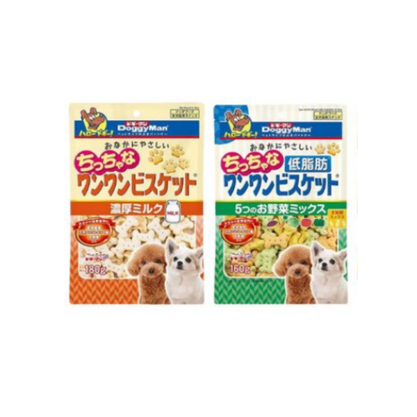 Bánh Quy Cho Chó DoggyMan Vị Rau củ & Vị Sữa