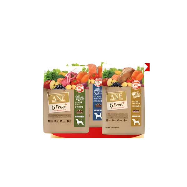 Thức Ăn Hạt Cho Chó ANF 6Free Hàn Quốc Nhiều Thịt & Rau Củ 1.6Kg