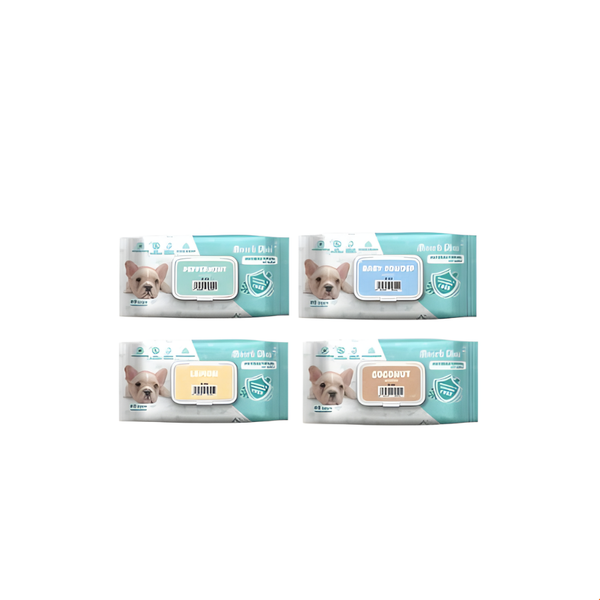 Khăn Giấy Ướt Kháng Khuẩn Vệ Sinh Cho Chó Absorb 80 Miếng