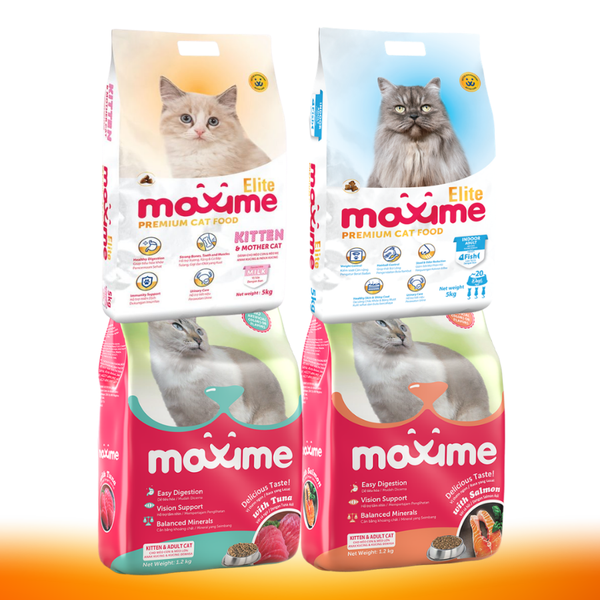 Hạt Cho Mèo Maxime Cao Cấp Hỗ Trợ Tiết Niệu Và Cân Bằng Dinh Dưỡng