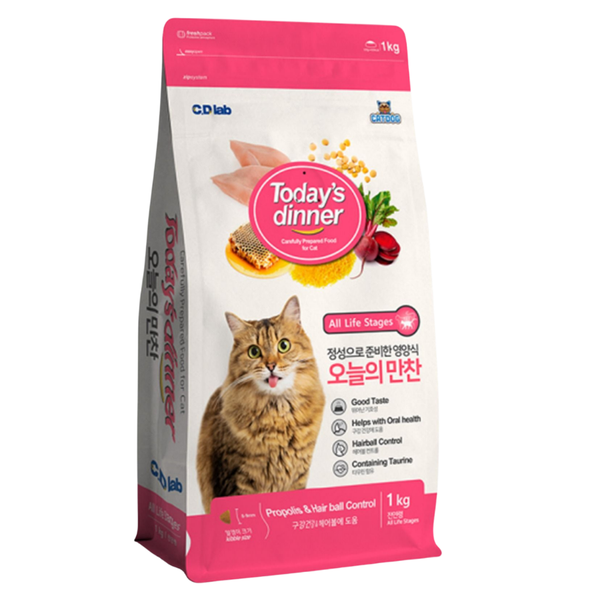 (1Kg) Thức Ăn Hạt Today Dinner Cho Mèo Mọi Lứa Tuổi