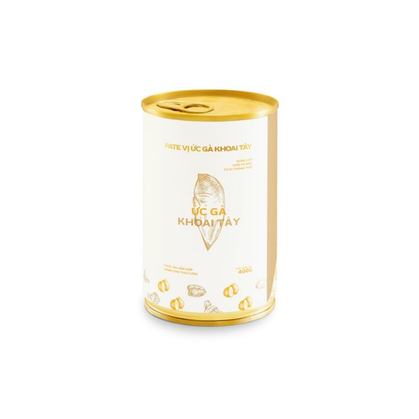Pate Cho Chó Mèo Alpha Pet Từ Thịt và Rau Củ 400g