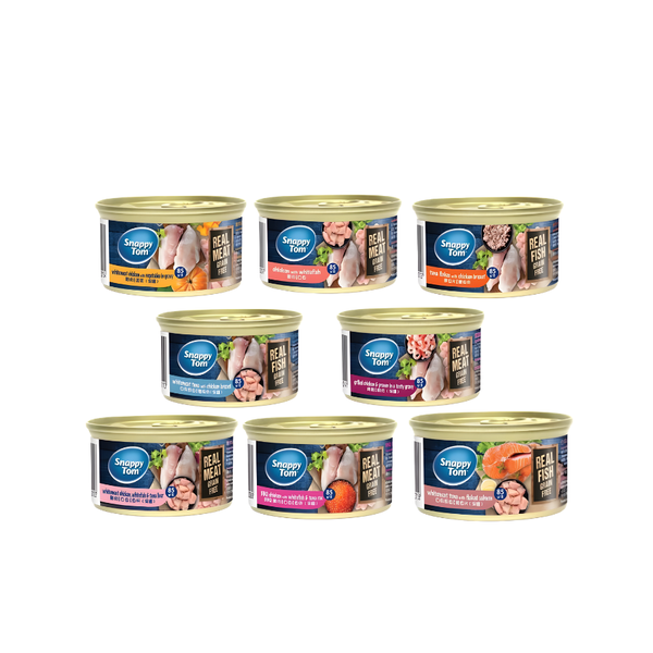 Pate Snappy Tom Cho Mèo Nhiều Dinh Dưỡng Lon 85g