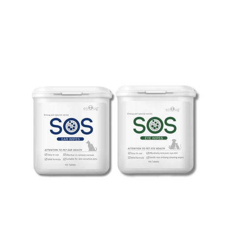 Khăn Ướt Lau Mắt / Lau Tai Cho Thú Cưng SOS 100 Miếng