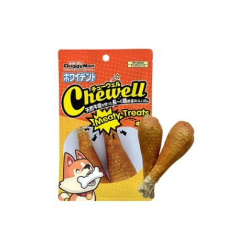 Snack Cho Chó Đùi Gà Chà Bá Da Bò Bọc Thịt Gà Doggyman Túi 2 cây